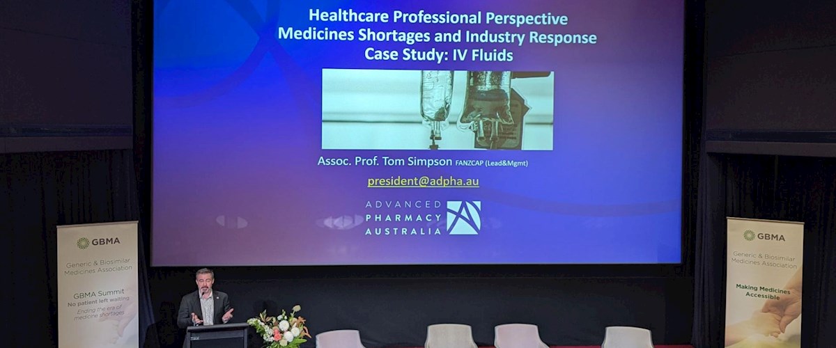 AdPha highlights medicines shortages at Parliament House summit